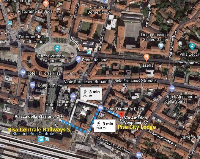 Pisa City Lodge 外观 照片